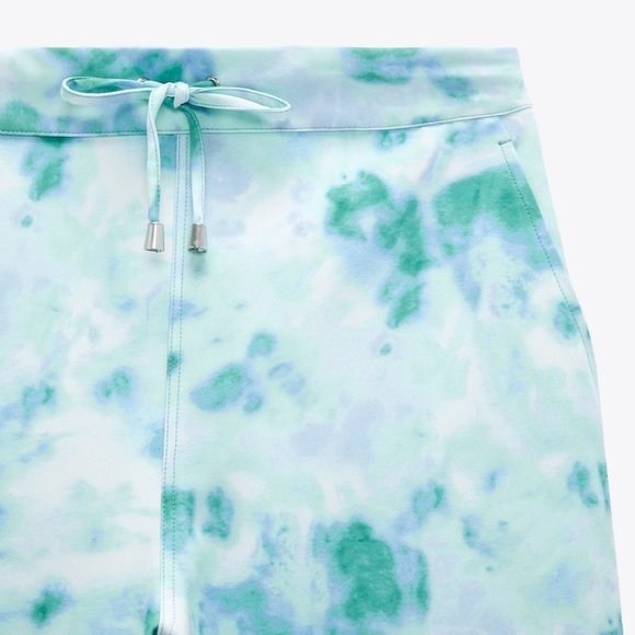 ZARA BNWT Oversized Tie Dye Long Sleeve Hooded Sweatsuit 2pc Coord Set - Picture 5 of 12